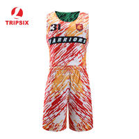 Custom Basketball Uniforms Sublimation Printing Reversible Type